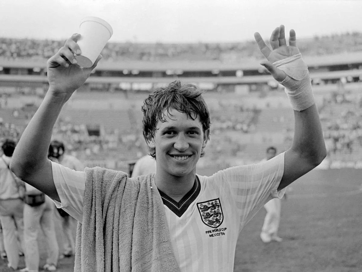 Gary Lineker at Mexico 1986