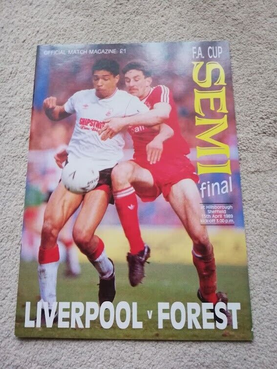 Hillsborough match programme