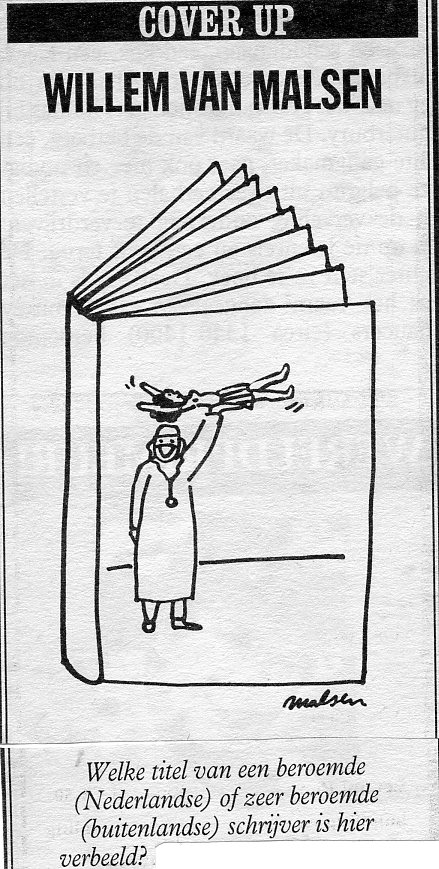 Willem van Malsen cartoonpuzzel Willem van Malsen cartoonpuzzel