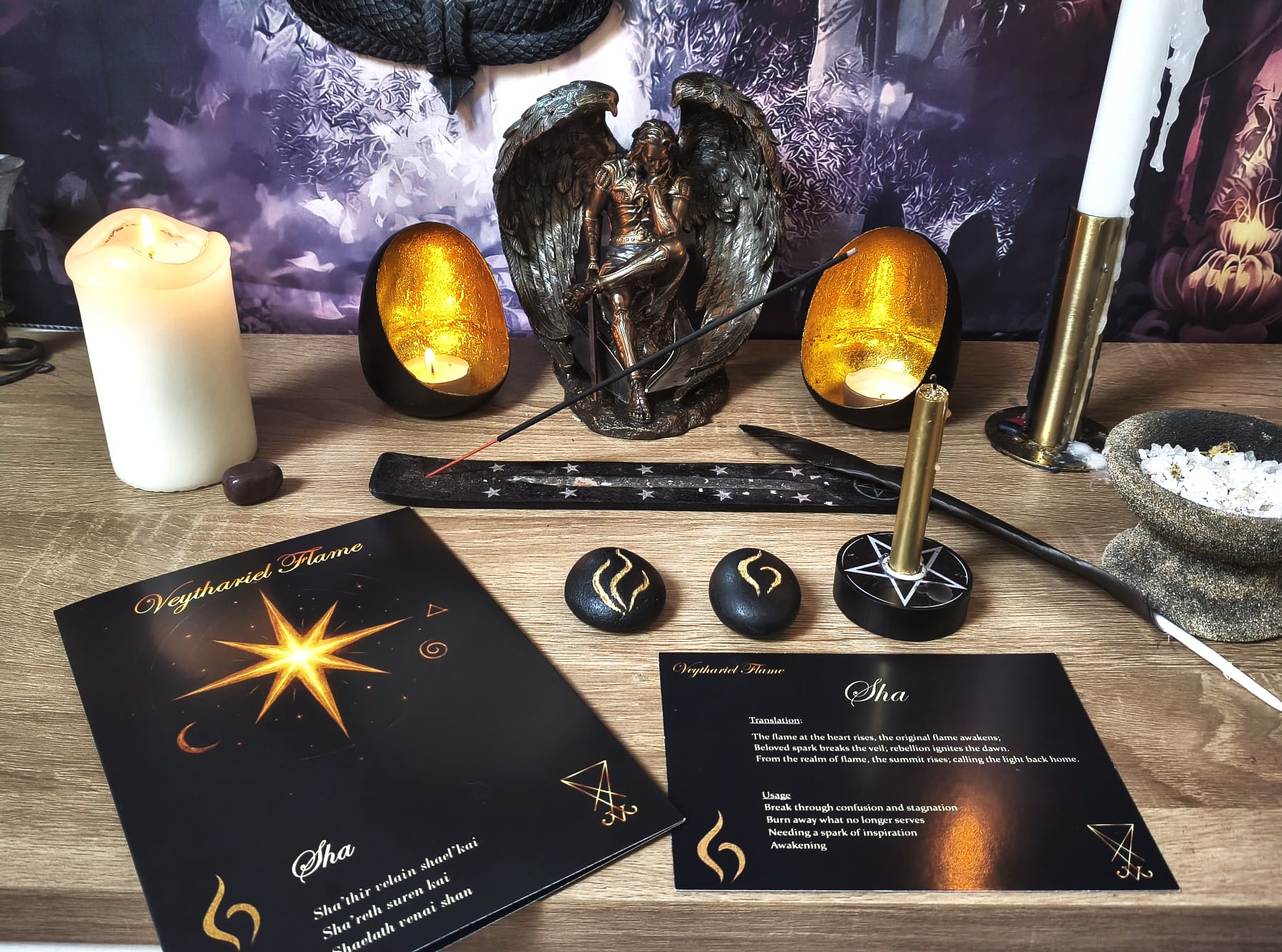 Sha Glyph Stone - the Morningstar current