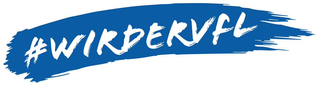 Schriftzug "#Wir der VfL"
