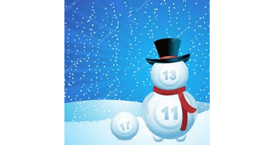 We played BINGO as it snowed