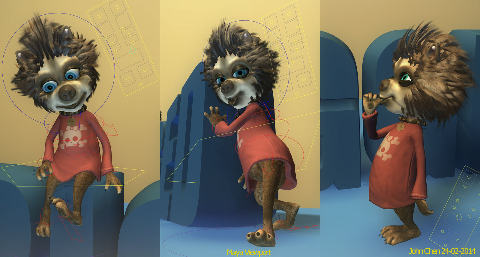 Winnie the Werewolf – John Chen VFX artist and Sculptor