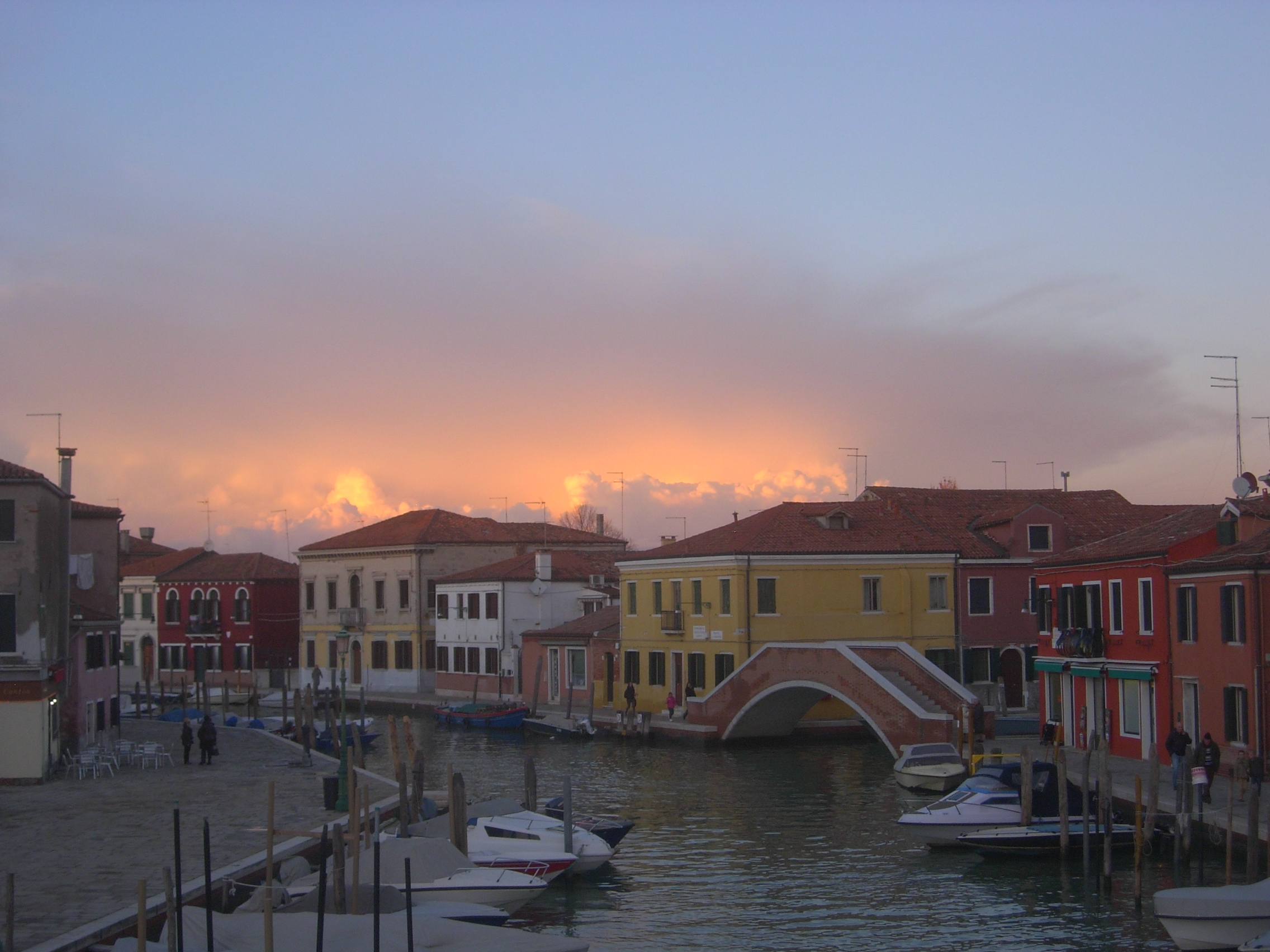 Puesta de sol en Murano