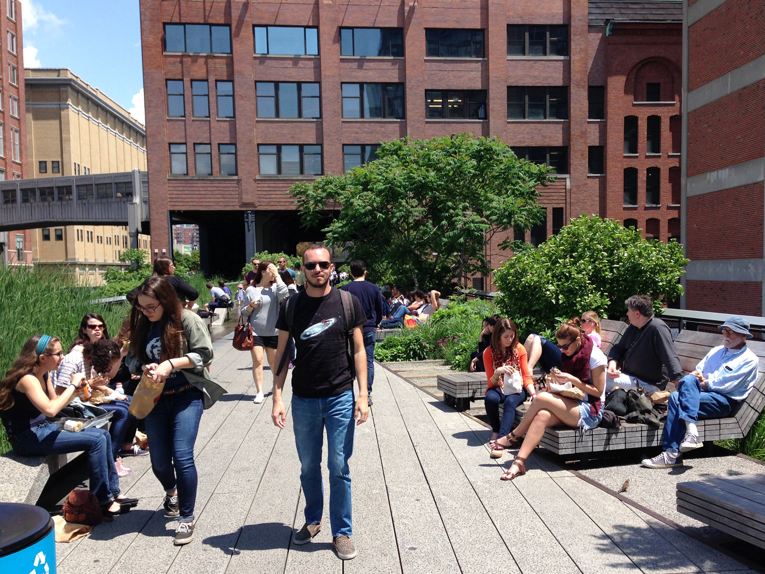 Caminhada no High Line Park