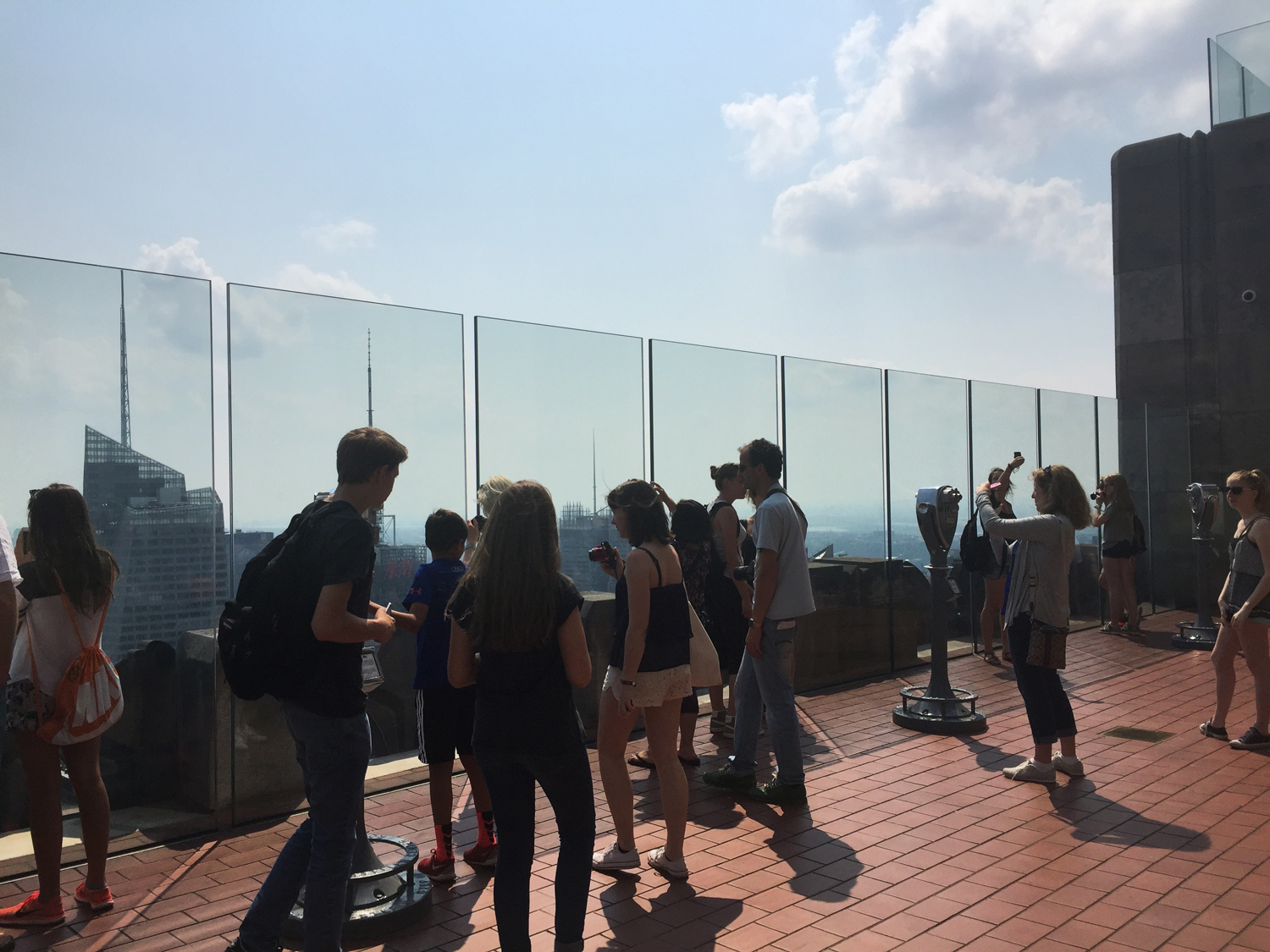 Terraço no 67° andar do Top of the Rock