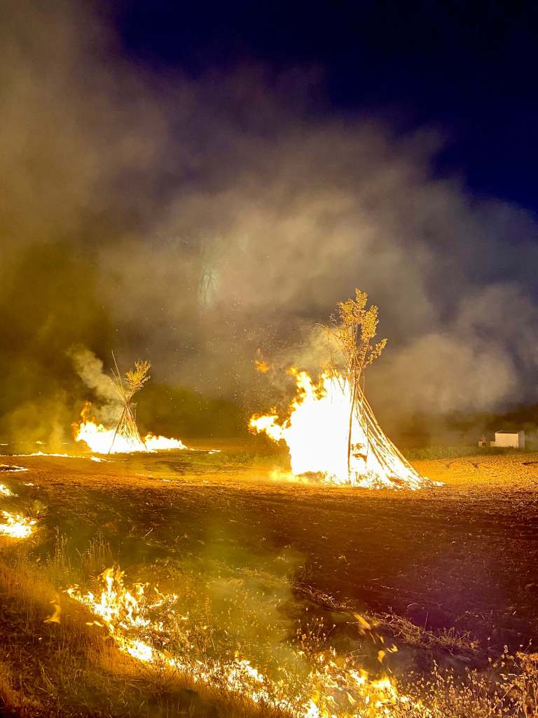 Procesion del fuego Humanes