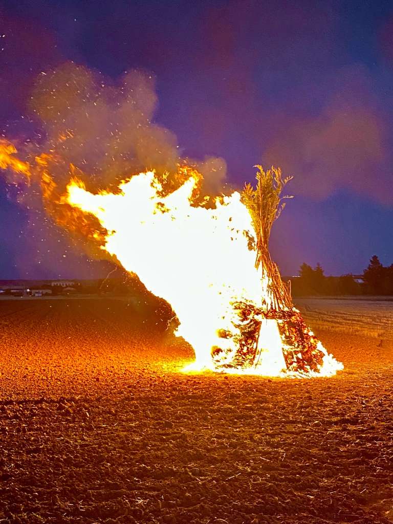 Procesion del fuego Humanes