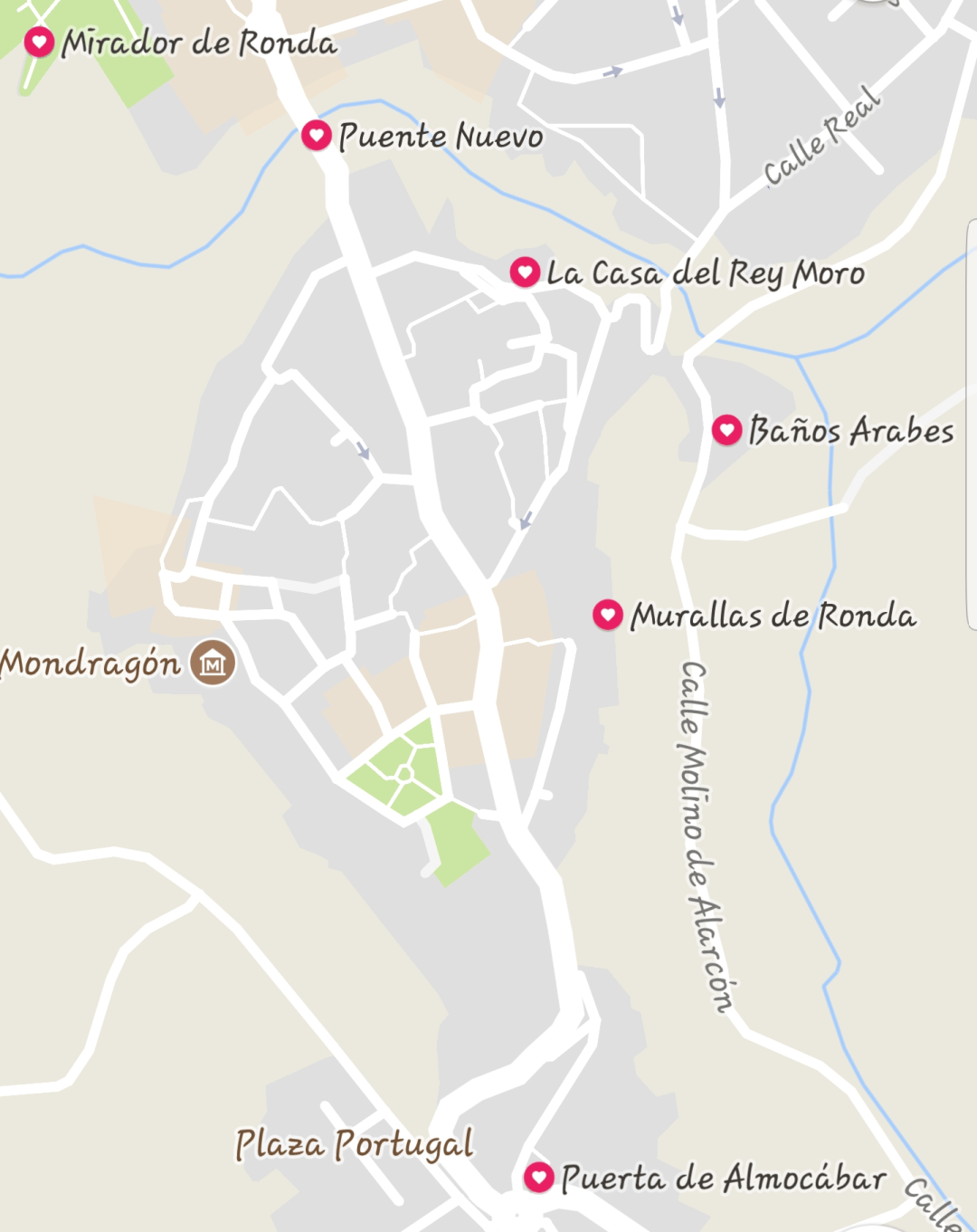 Mapa Ronda