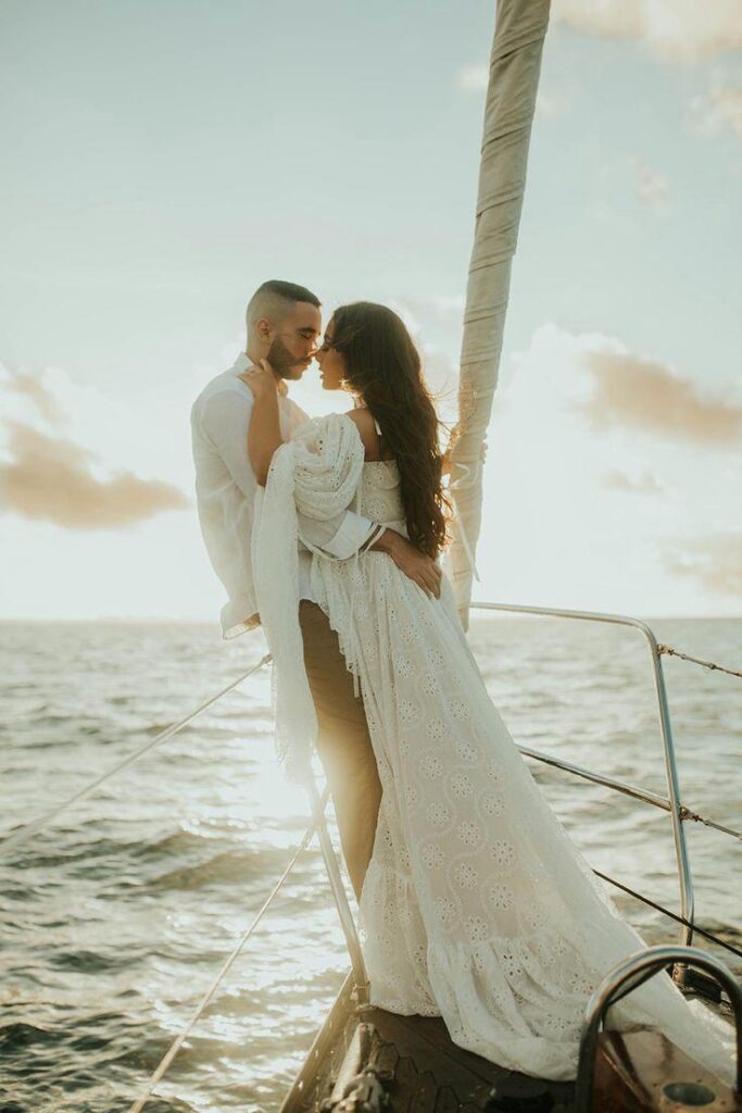photo session on a yacht 