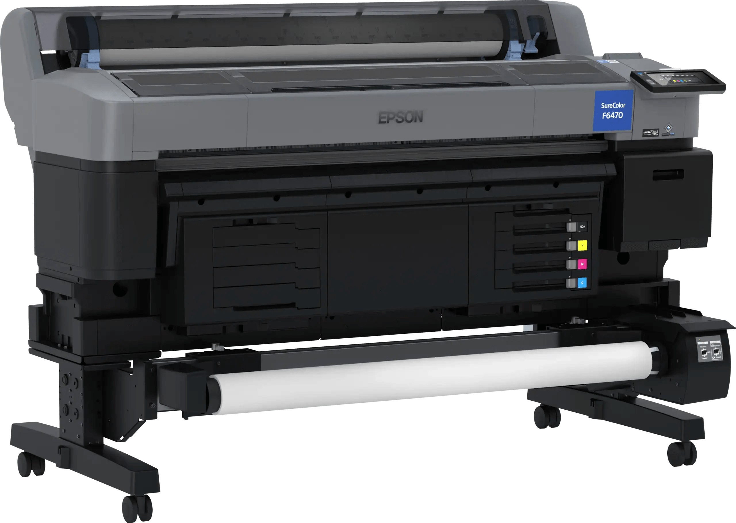 High-quality large-format printing with Epson SureColor F6470 for vibrant signage and graphics.