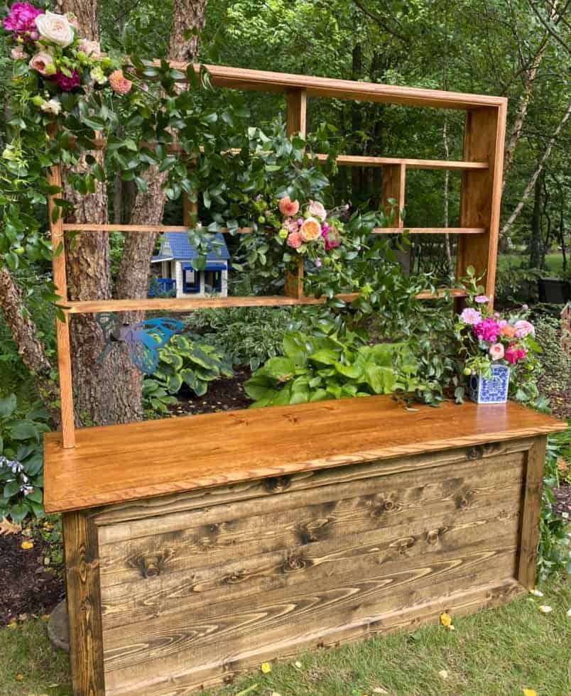 Akron Area Portable Beverage Dessert Bar for Rent Vicars Built Rentals