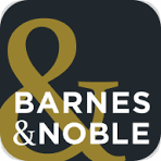 Barnes & Noble logo featuring the text in white against a black background with a gold ampersand.
