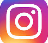 Instagram logo featuring a camera icon in white on a gradient background of pink, purple, and yellow.