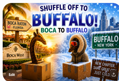 Boca to Buffalo