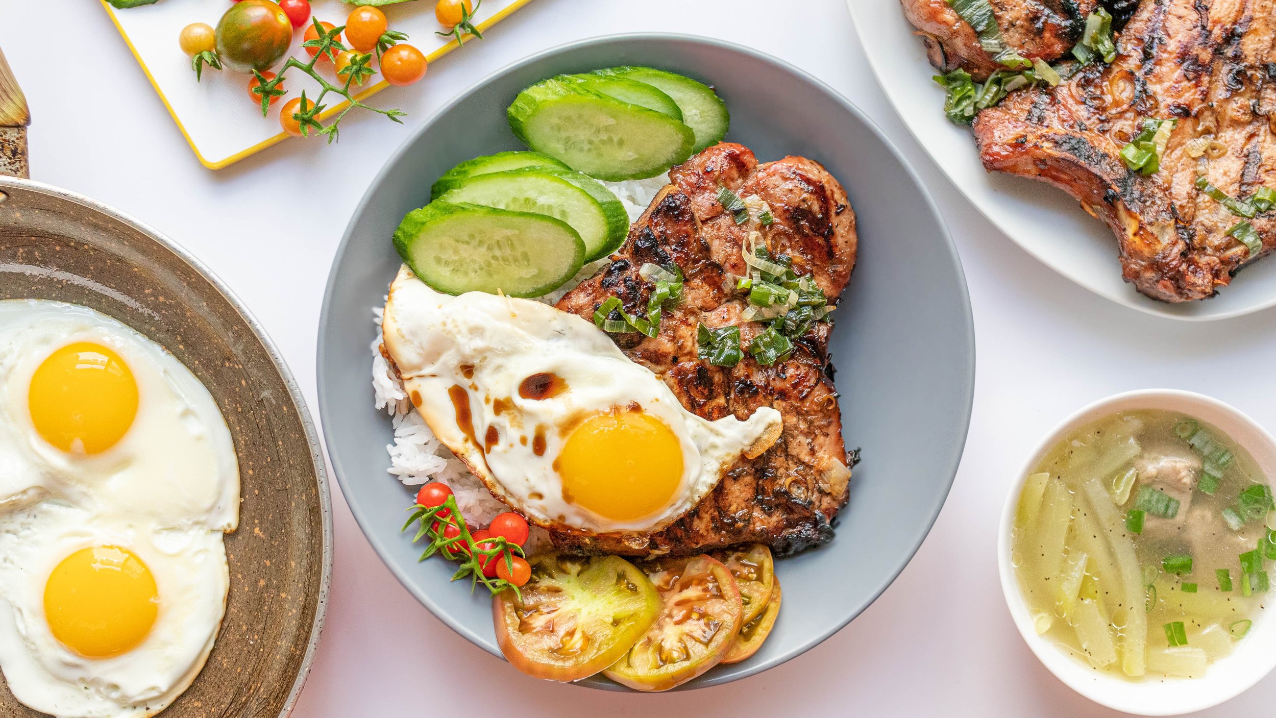 Classic Vietnamese Sweet & Savory Grilled Lemongrass Pork Chop