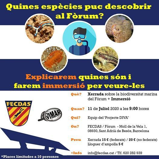 Charla sobre Biodiversidad en el Fòrum de Barcelona