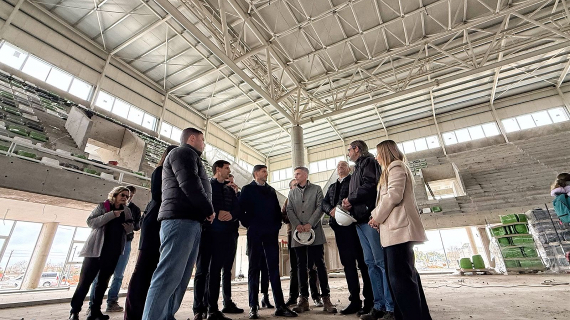 Pullaro recorrió obras de los Juegos Suramericanos en Rafaela: “Estas construcciones expresan una provincia que se pone de pie”