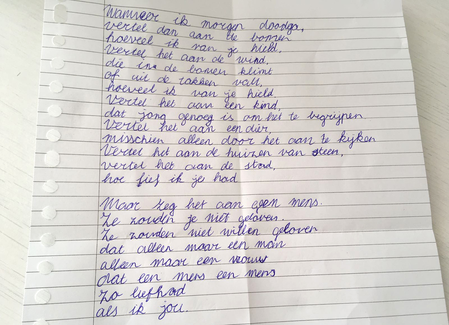 Wat als je vriend een natuurster is en s avonds over zijn pikante