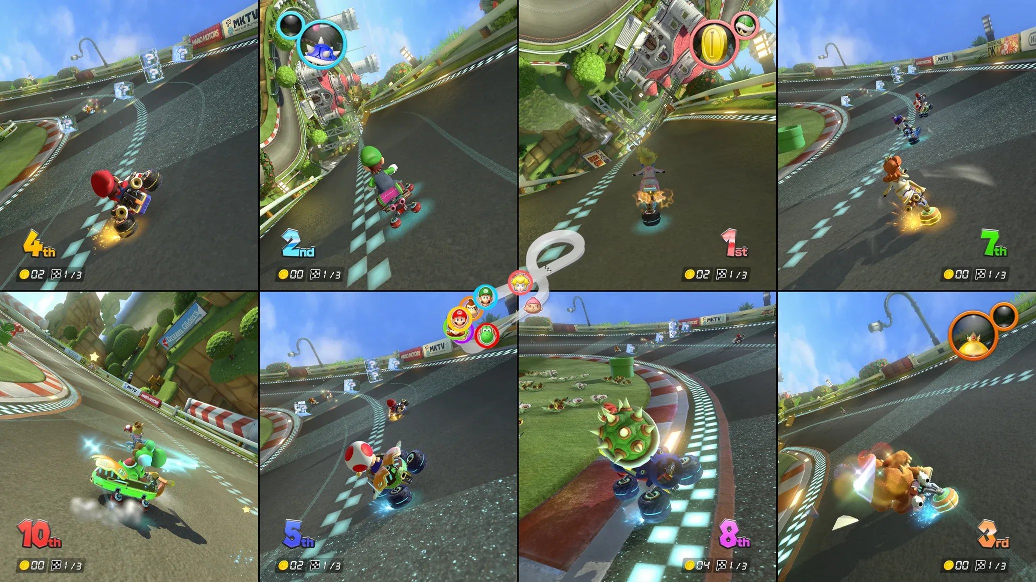 Mario Kart 8 Deluxe recibe la actualización 4.0.0 enfocada en Nintendo Switch 2