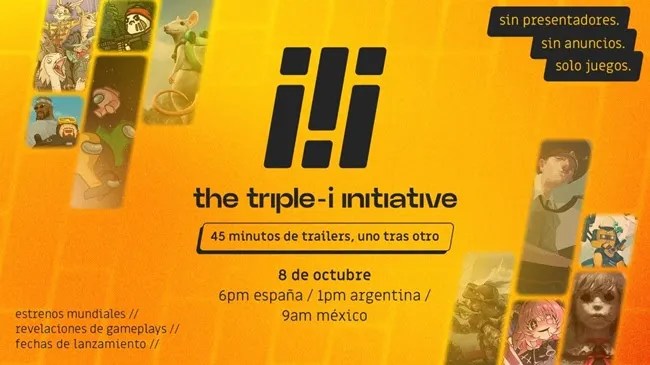 Triple-i Initiative regresa por sorpresa el 8 de octubre: 45 minutos de anuncios y más de 40 juegos independientes