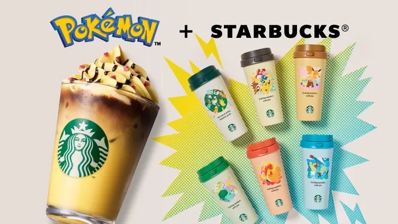 Pokémon y Starbucks unen fuerzas en Japón con el Pikachu Honey Cream Latte y mercancía exclusiva