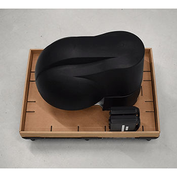 Unwrapped instrument on the pallet