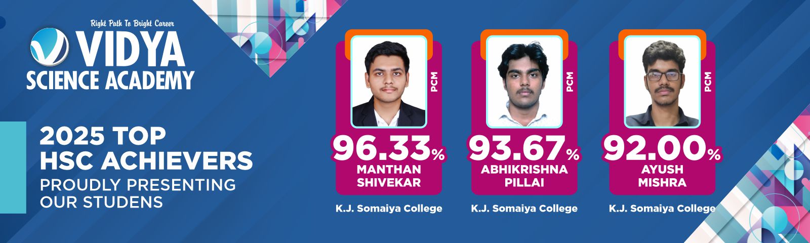 VSA Website HSC Topper