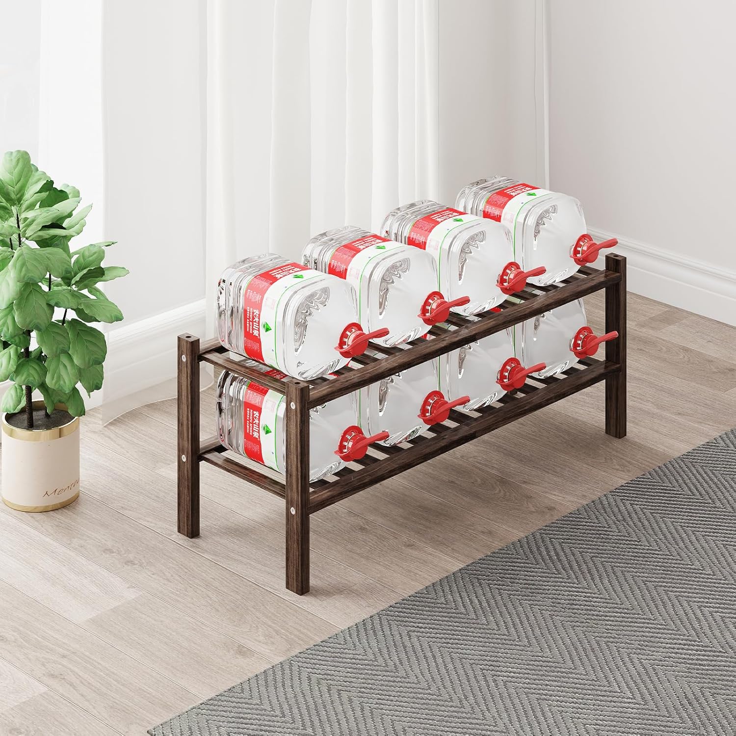 Used inside a closet for extra shoe storage