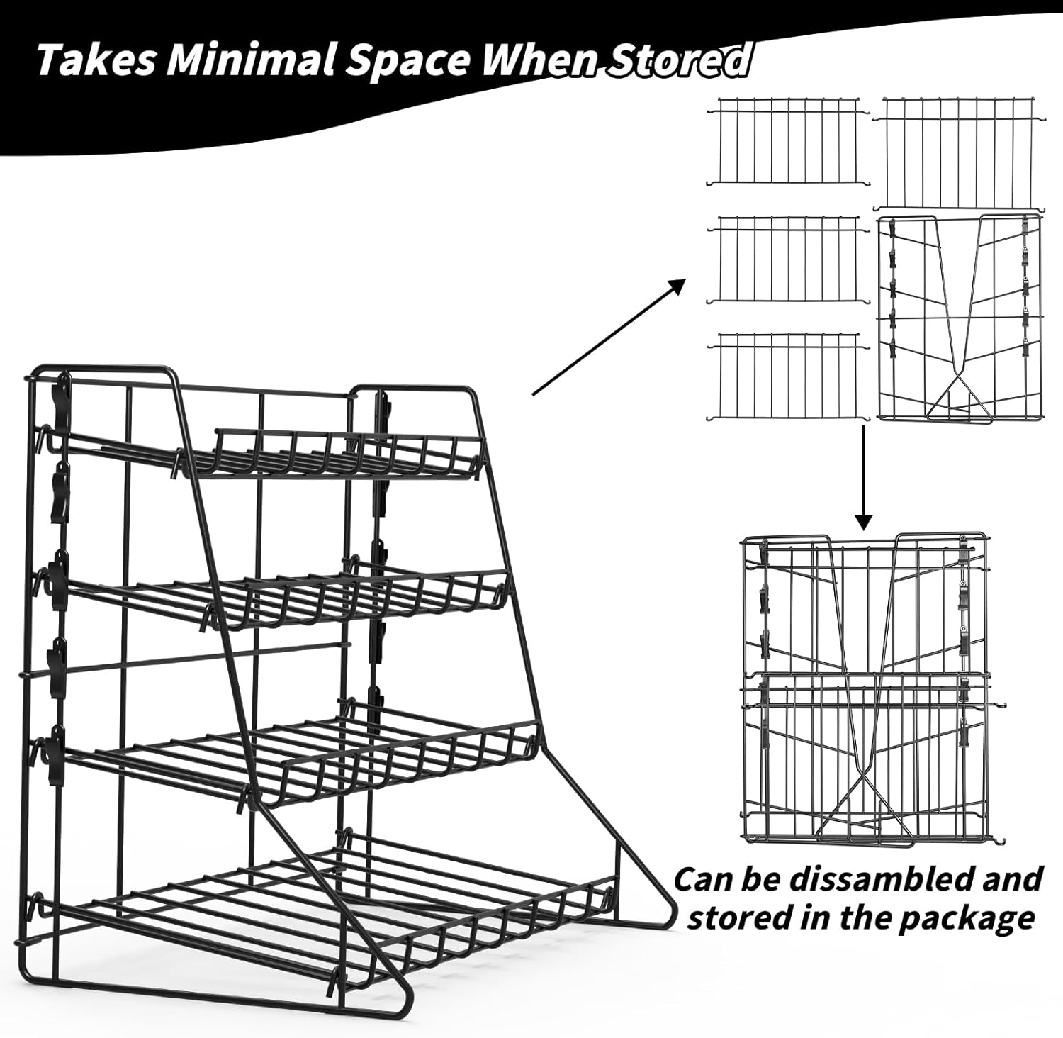 Matte black finish for a professional look