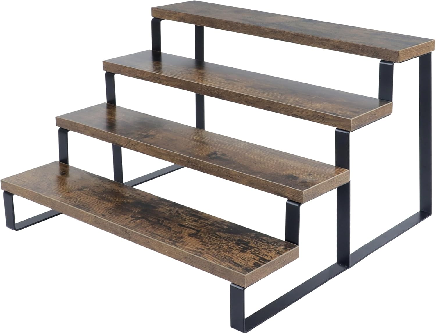 4-Tier Rustic Wood Cupcake & Display Riser Stand