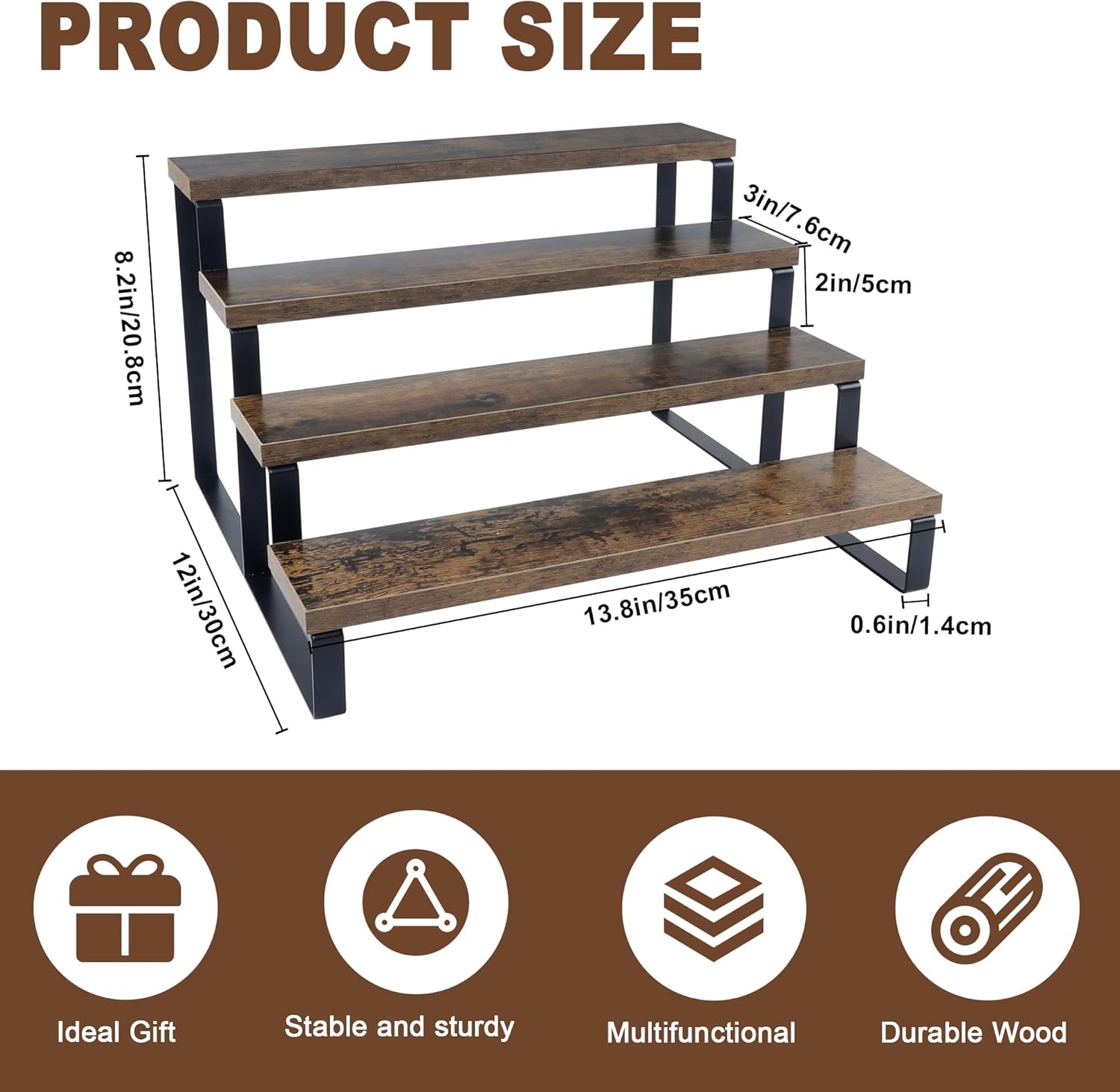 Displaying collectibles or small retail products