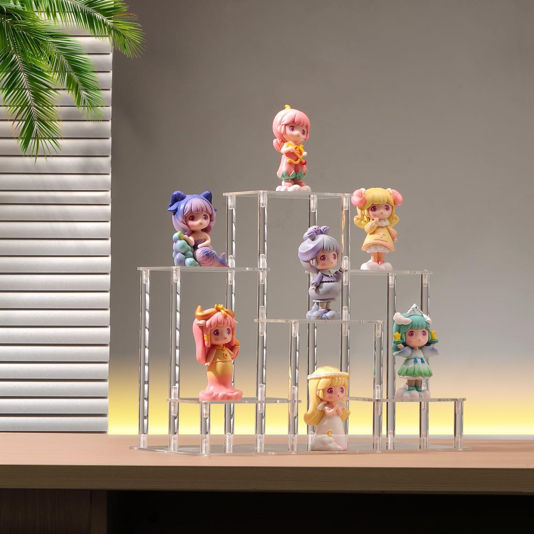 Durable and stable clear acrylic construction