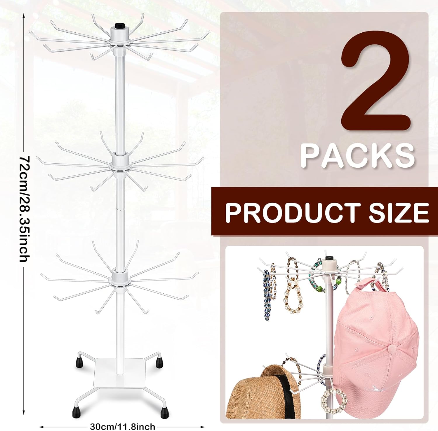 Organizing a large collection of necklaces and bracelets