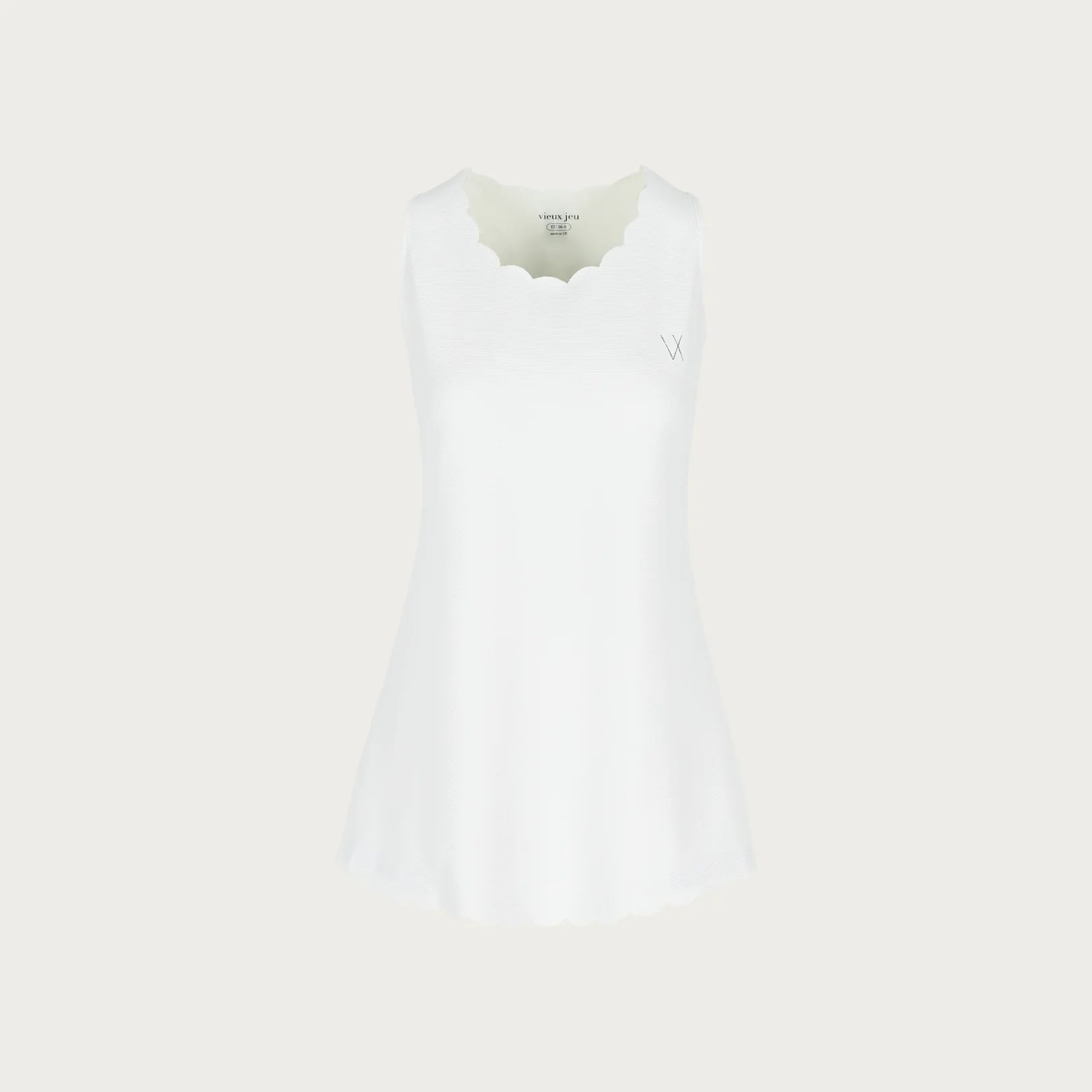 Helene Scalloped Dress