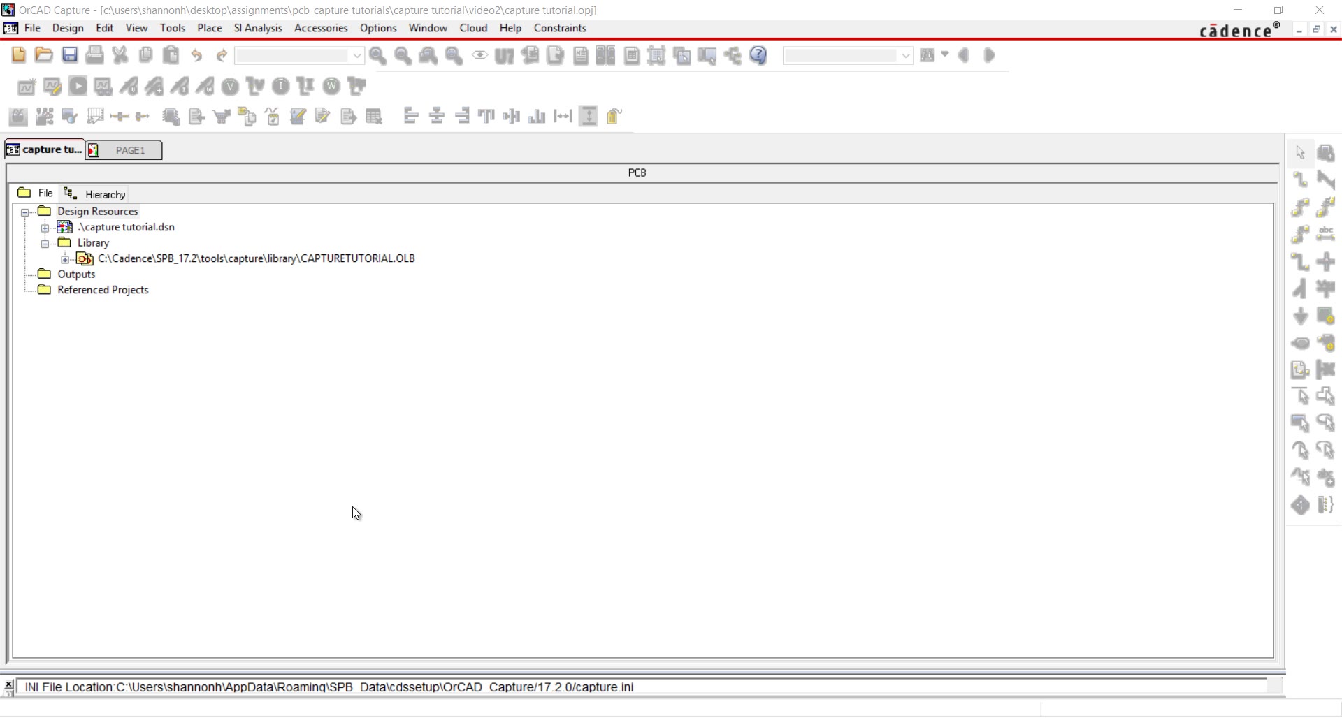 Orcad Capture Tutorial 02 Adding Libraries And Parts Ema