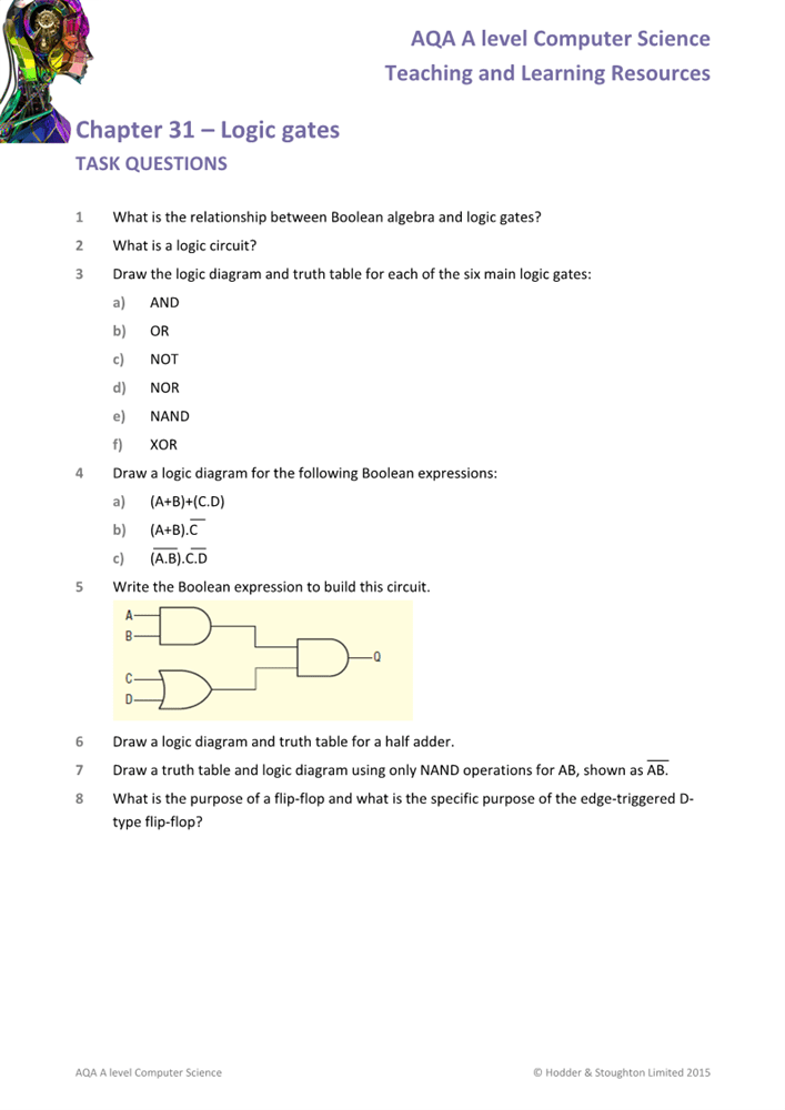 Types Of Logic Gates Circuit Diagram Pdf - Wiring Diagram