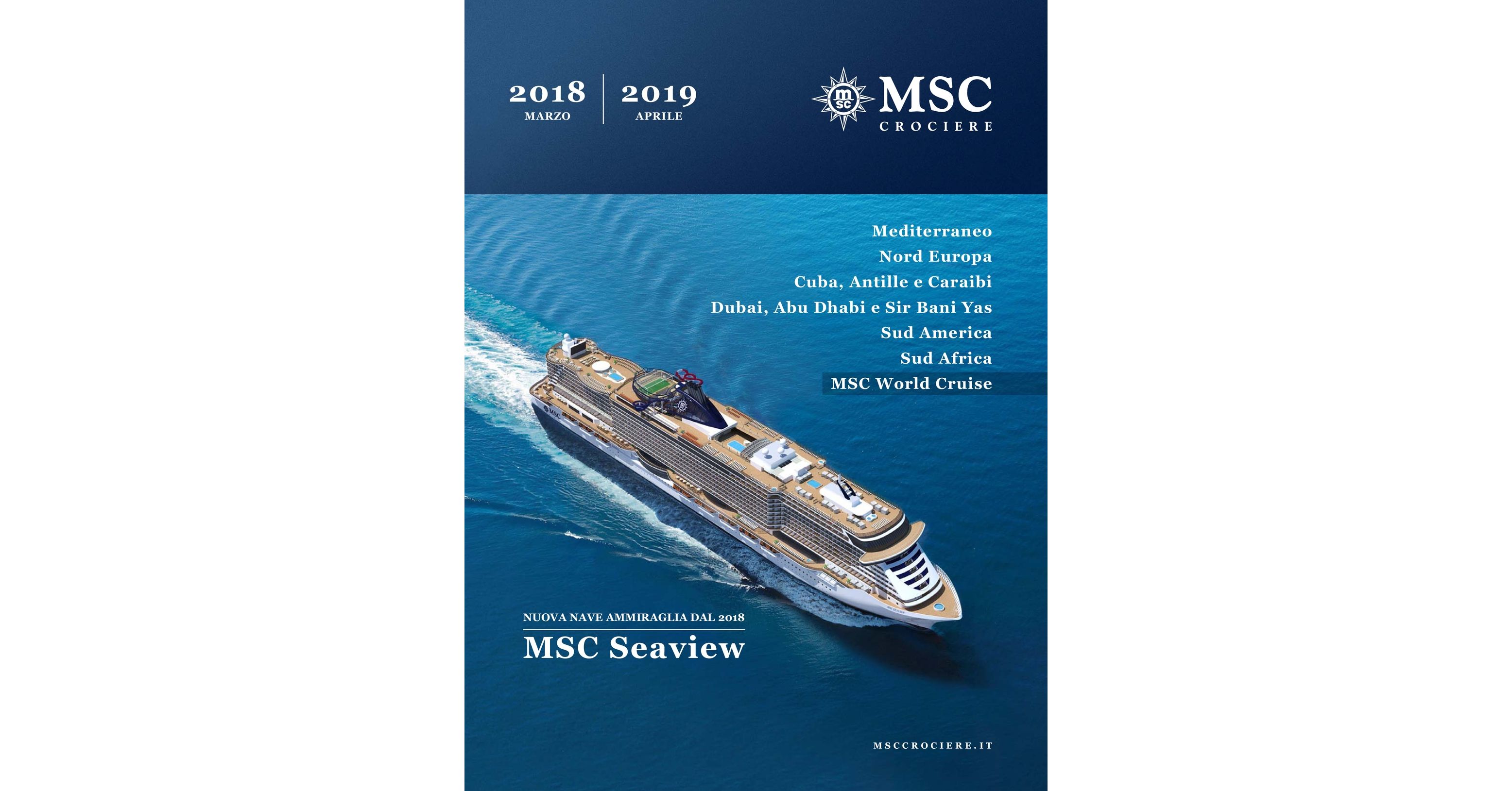 Catalogo Online 2018 19 Msc Crociere