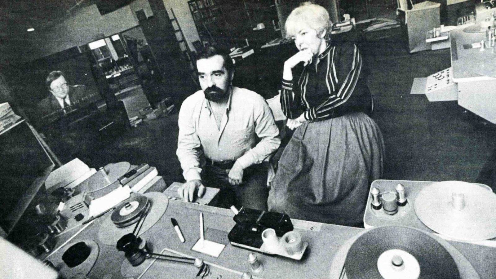 Director Martin Scorsese and Editor Thelma Schoonmaker