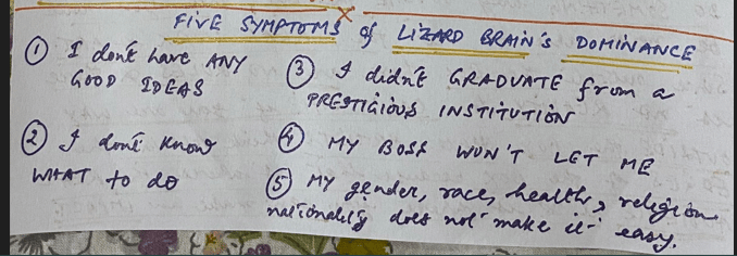 Is your lizard brain dominating you?