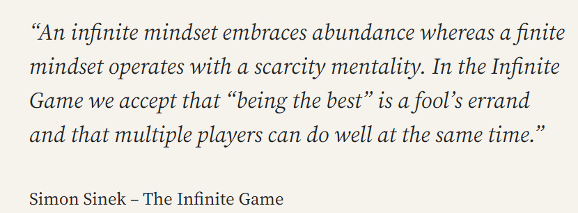 the gift of infinite mindset