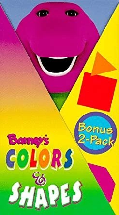Custom blue's clues yellow book cover tutorial [ blue's 25th. Barney's Colors & Shapes (VHS) | Angry Grandpa's Media