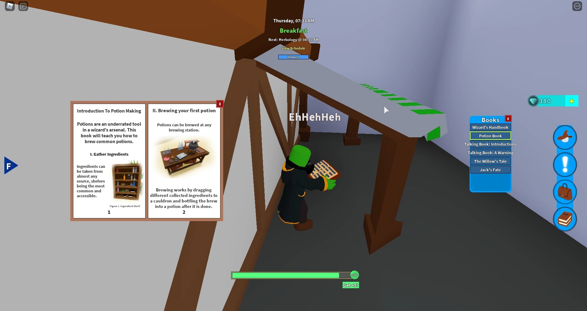 Don't use it an enclosed space since it's aoe and hitbox are extremely large and will probably injure you along with the intended target. Potion Book | Ro-Wizard Wiki | Fandom