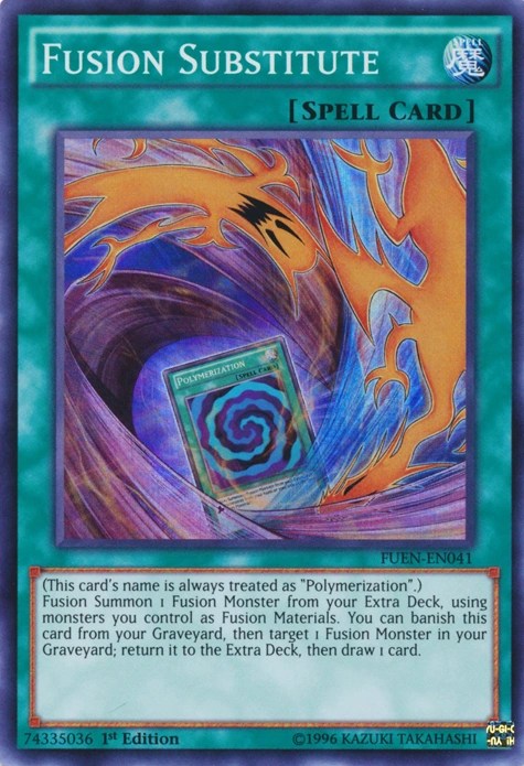 This legendary dragon is a powerful engine of destruction. Fusion Substitute | Yu-Gi-Oh! | FANDOM powered by Wikia