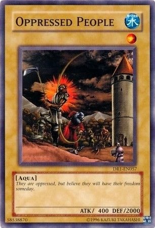 This legendary dragon is a powerful engine of destruction. Oppressed People | Yu-Gi-Oh! | FANDOM powered by Wikia