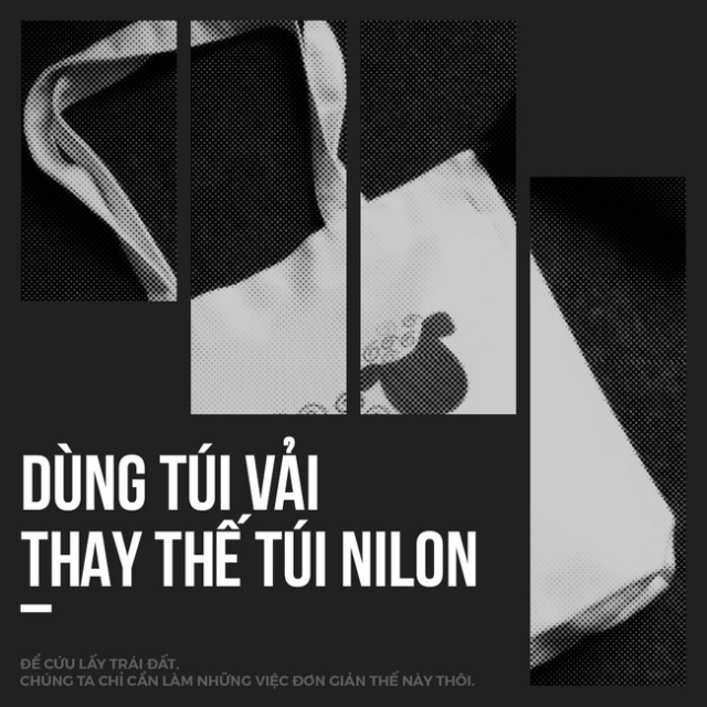 Theo các nhà khoa học, túi nilon phải mất từ 500 – 1.000 năm mới tự phân hủy. Trong khi túi vải vừa bền, không bị ảnh hưởng bởi nhiệt, có tính thẩm mĩ cao… sao bạn không dùng?