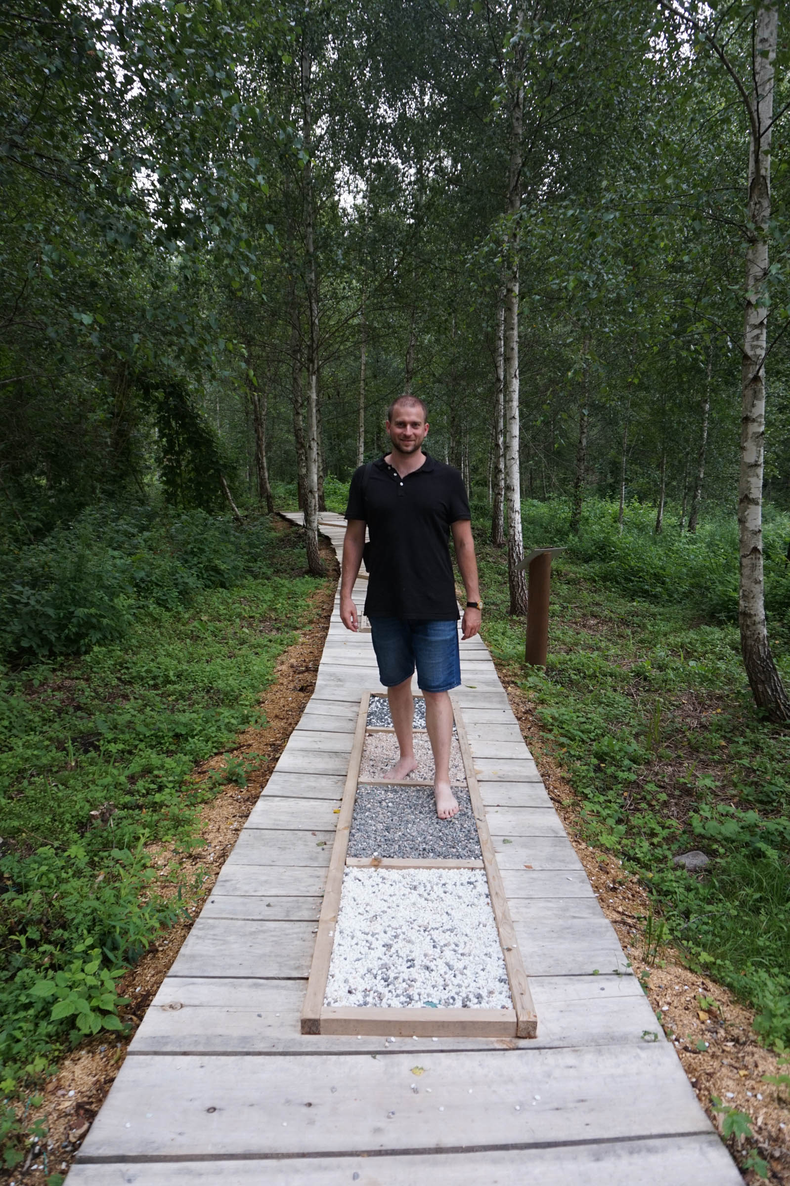 Mezítlábas park, Anyksciai, Litvánia