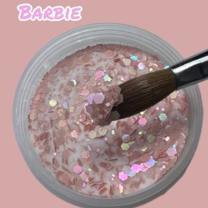 Pastel Barbie GLITTER