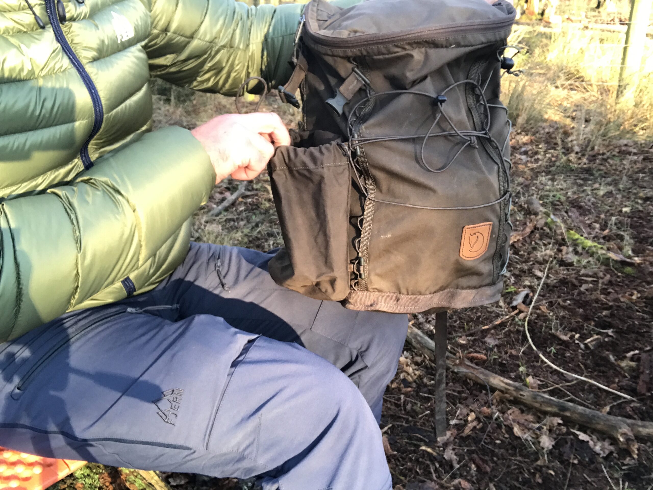 fjern arktis down hooded jacket