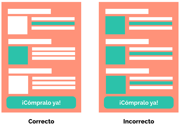 llamadas a la accion correctas